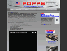 Tablet Screenshot of poppsusa.com